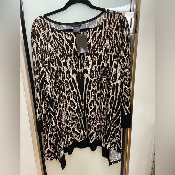 EVA VARRO 3/4 SLEEVES SIDE GROMMETS TUNIC SOPHIE - Picture 4 of 4